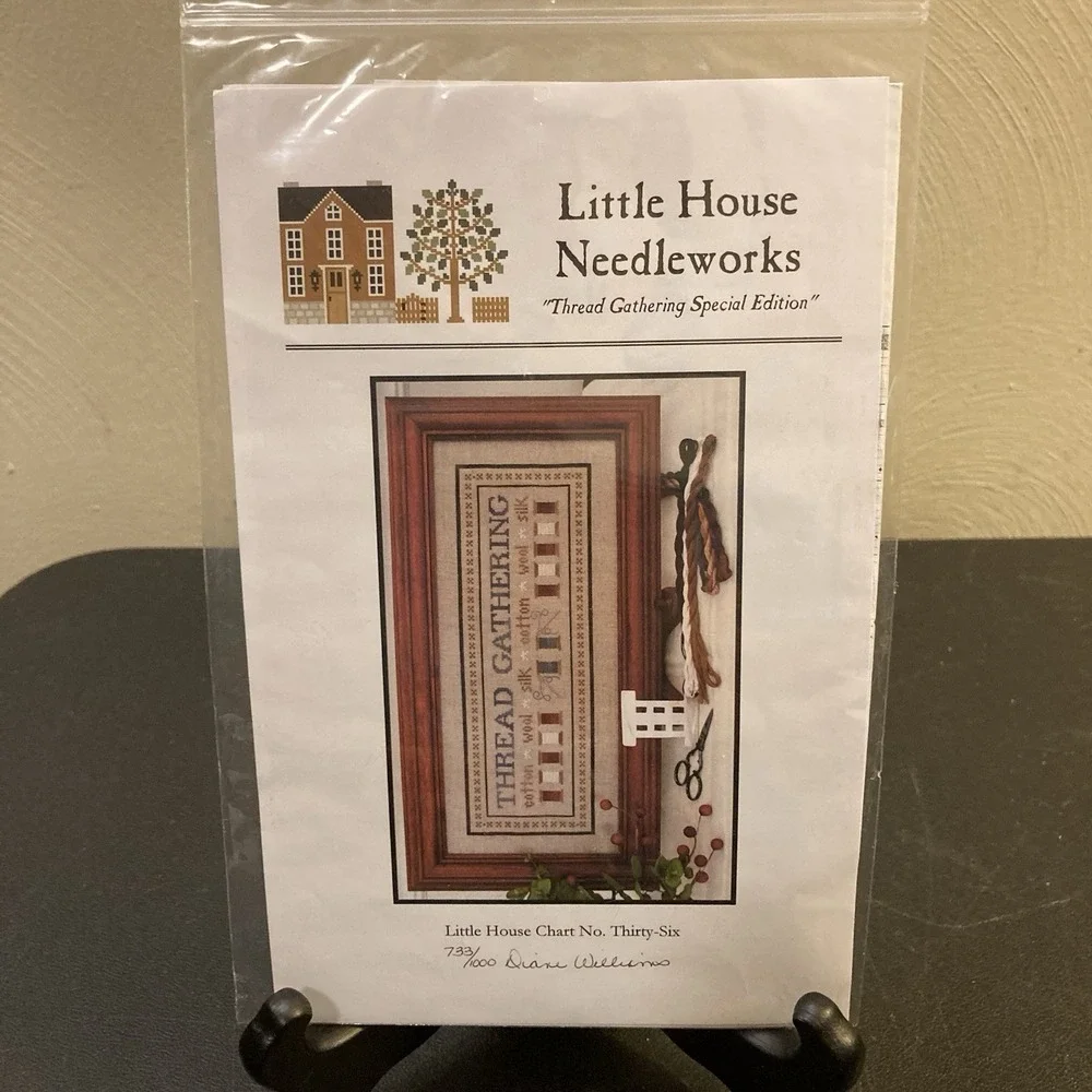 Little‎ House Needleworks Thread Gathering Special Edition PATTERN ONLY - Signed